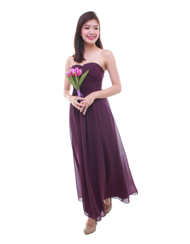 Cleo Maxi Dress in Majestic Purple